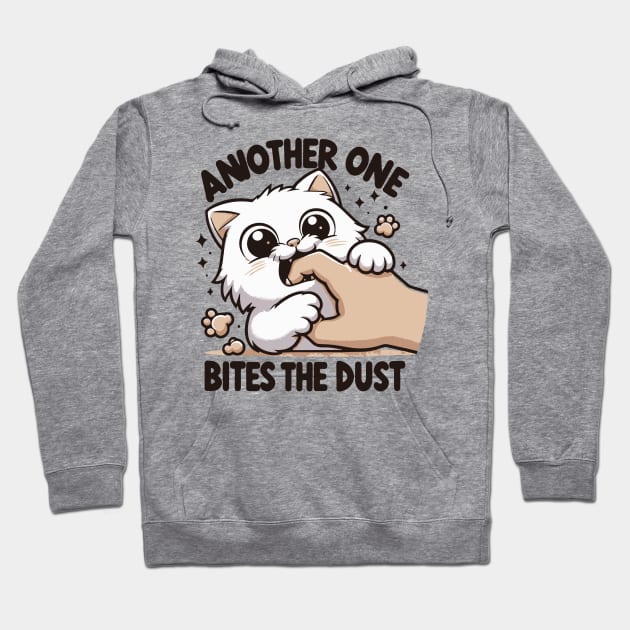 Another One Bites The Dust - Queen Tribute - Freddy Tribute - Mercury - Queen - Funny Sayings - Funny Gift - Funny Slogan - Funny Quotes - Funny Animals - Rock Tribute - Music Rock - Pop Hoodie by TributeDesigns